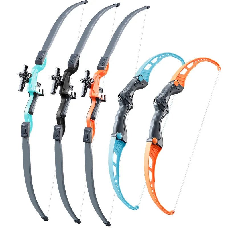 52Cm Bow and Arrow Toy Set for Children Archery Practice Recurve Outdoor Sorts Shooting Toy with Target Boys Kids Gifts - Sunday Runner’s