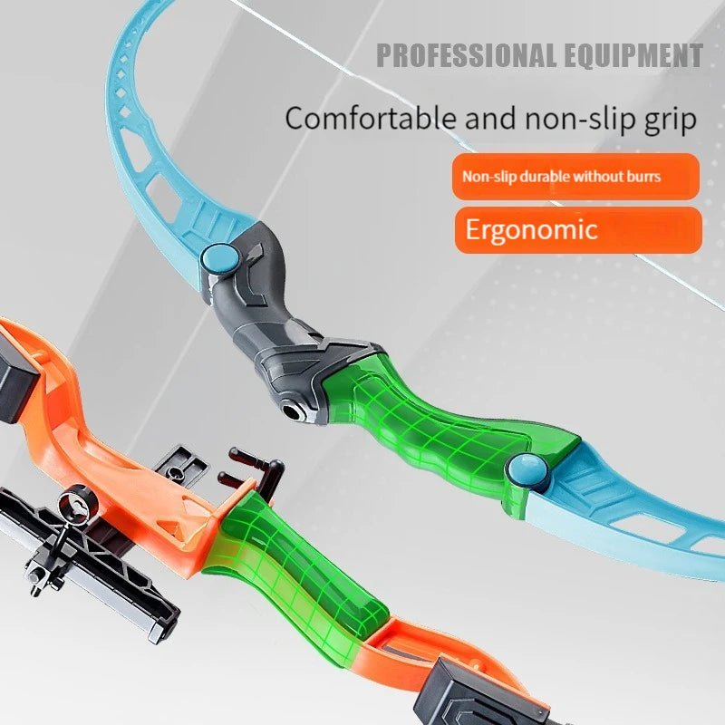 52Cm Bow and Arrow Toy Set for Children Archery Practice Recurve Outdoor Sorts Shooting Toy with Target Boys Kids Gifts - Sunday Runner’s