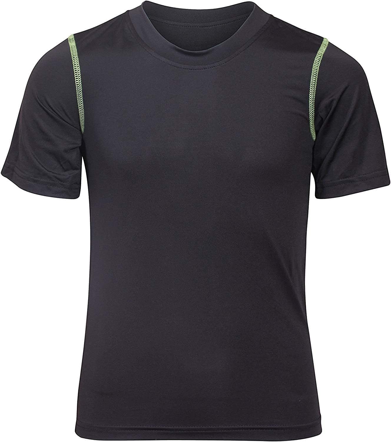 Boys Youth Dry Fit T-Shirt - 4 Pack Active Athletic Performance Short Sleeve Shirts for Teens (Sizes: 4 - 18) - Sunday Runner’s