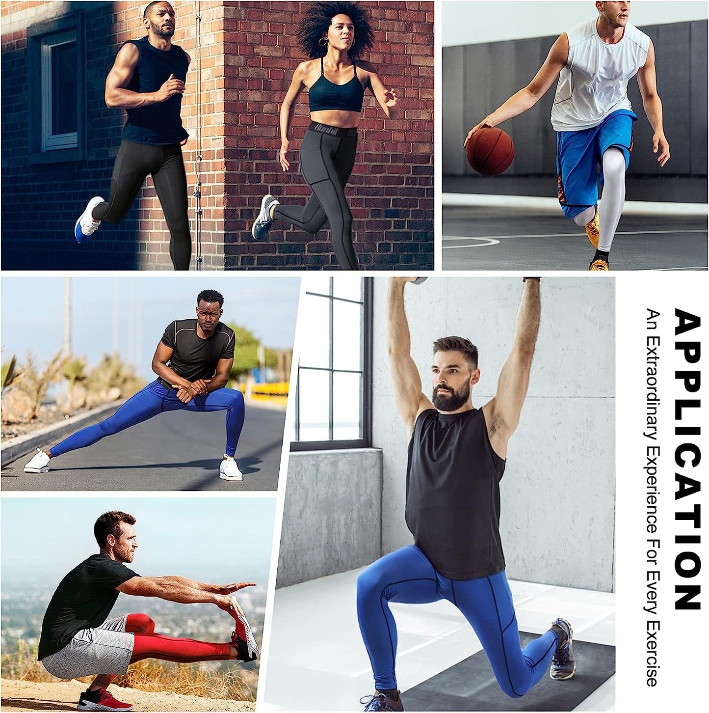 Elevate Your Workout with Men's Compression Running Tights - Sunday Runner’s
