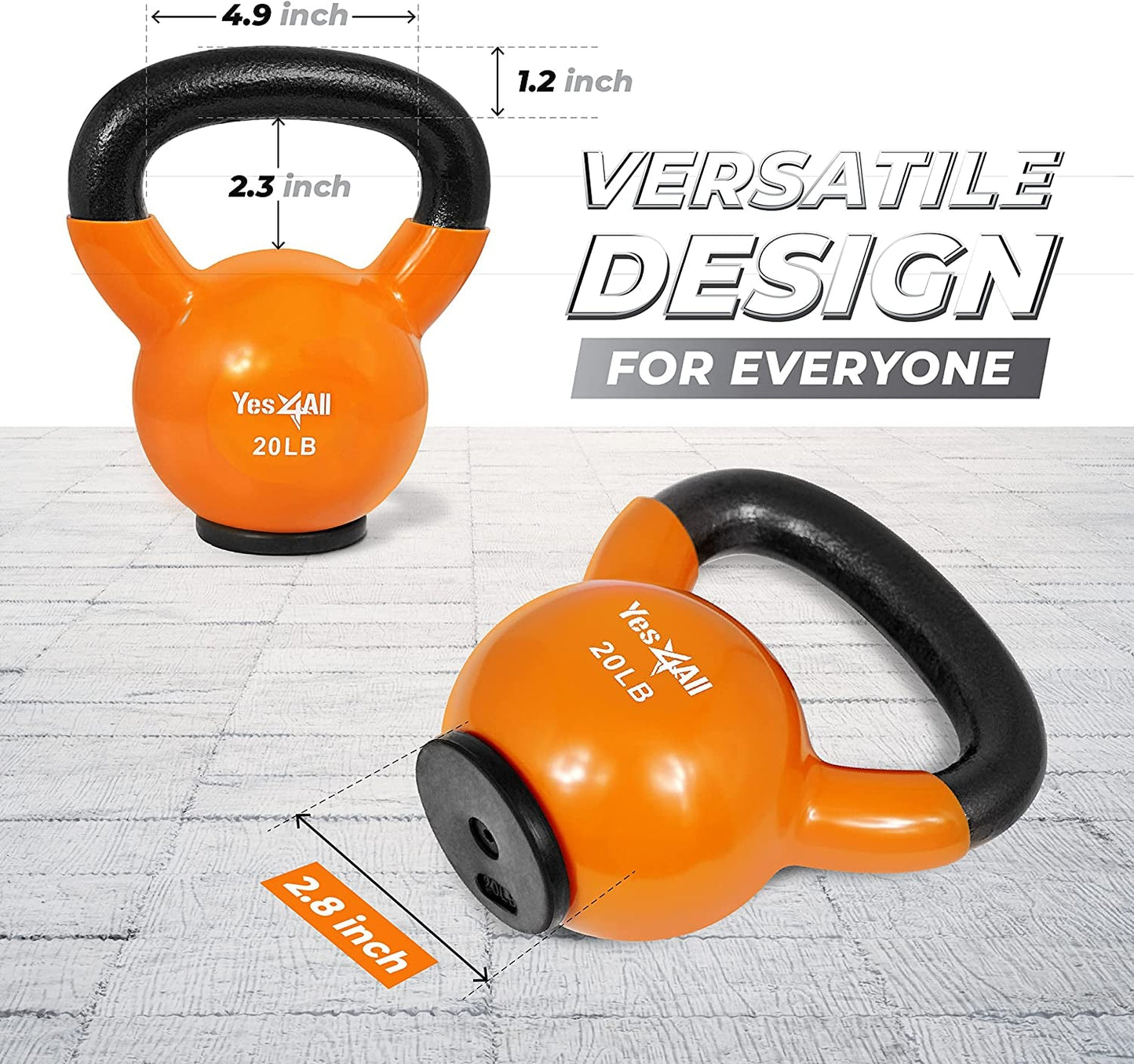 Elevate Your Workout with Our Stylish Rubber Base Kettlebell Set for Women! - Sunday Runner’s