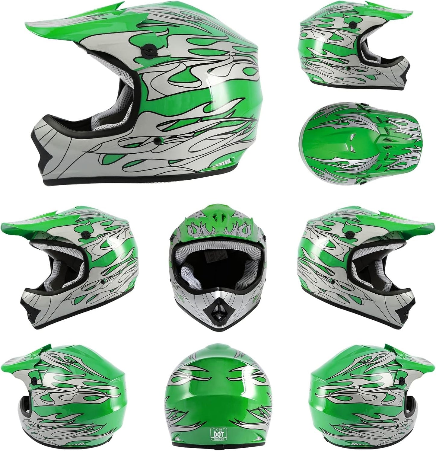 Gear up your young riders with our Youth Full Face Motocross Helmet, Gloves, and Goggles! Perfect for ATV, Dirtbike, and BMX adventures! 🏍️💨 SafetyFirst YouthRiders MotocrossFun - Sunday Runner’s