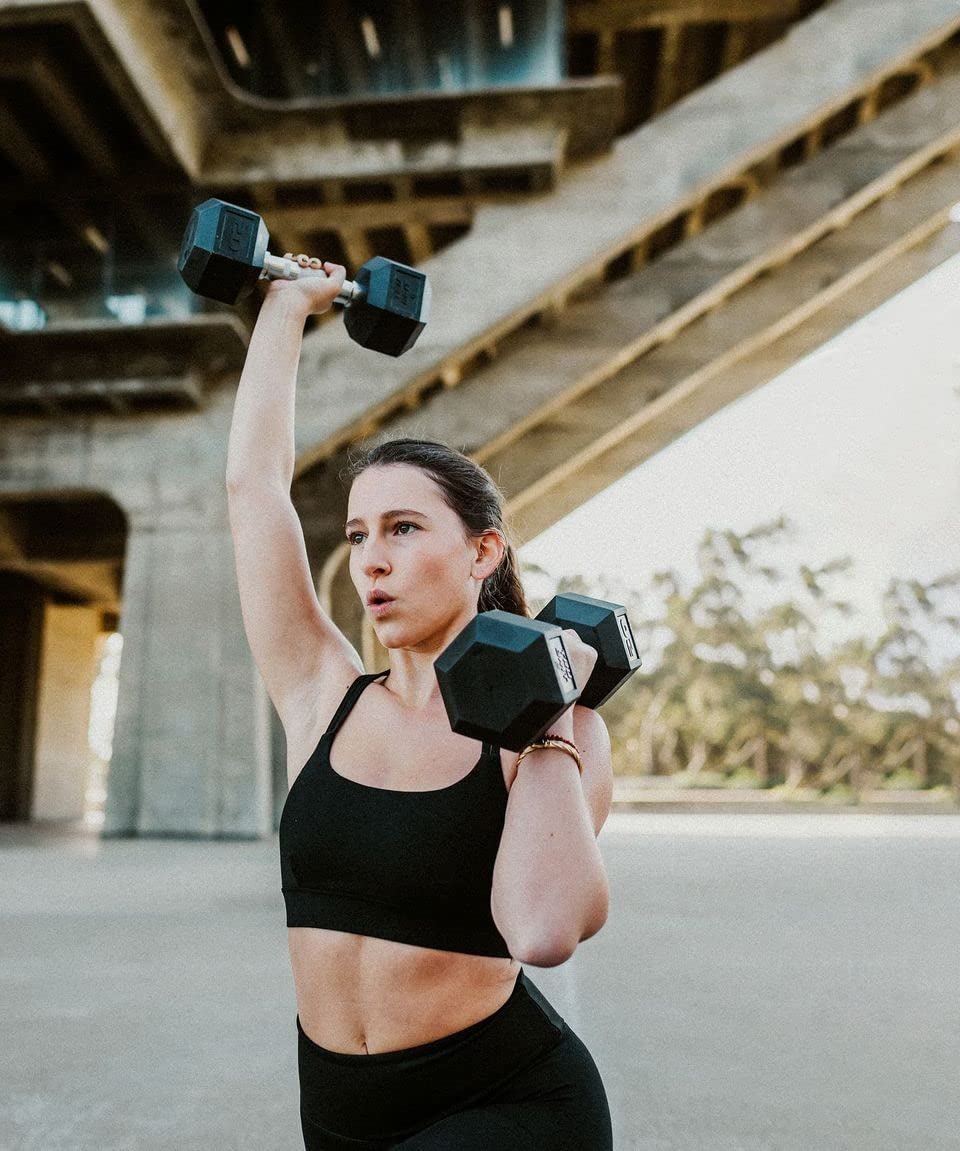 Get Fit with Our Rubber HEX Free Hand Weights! Available in 5, 10, 15, 20, and 25 LBS Pairs! - Sunday Runner’s