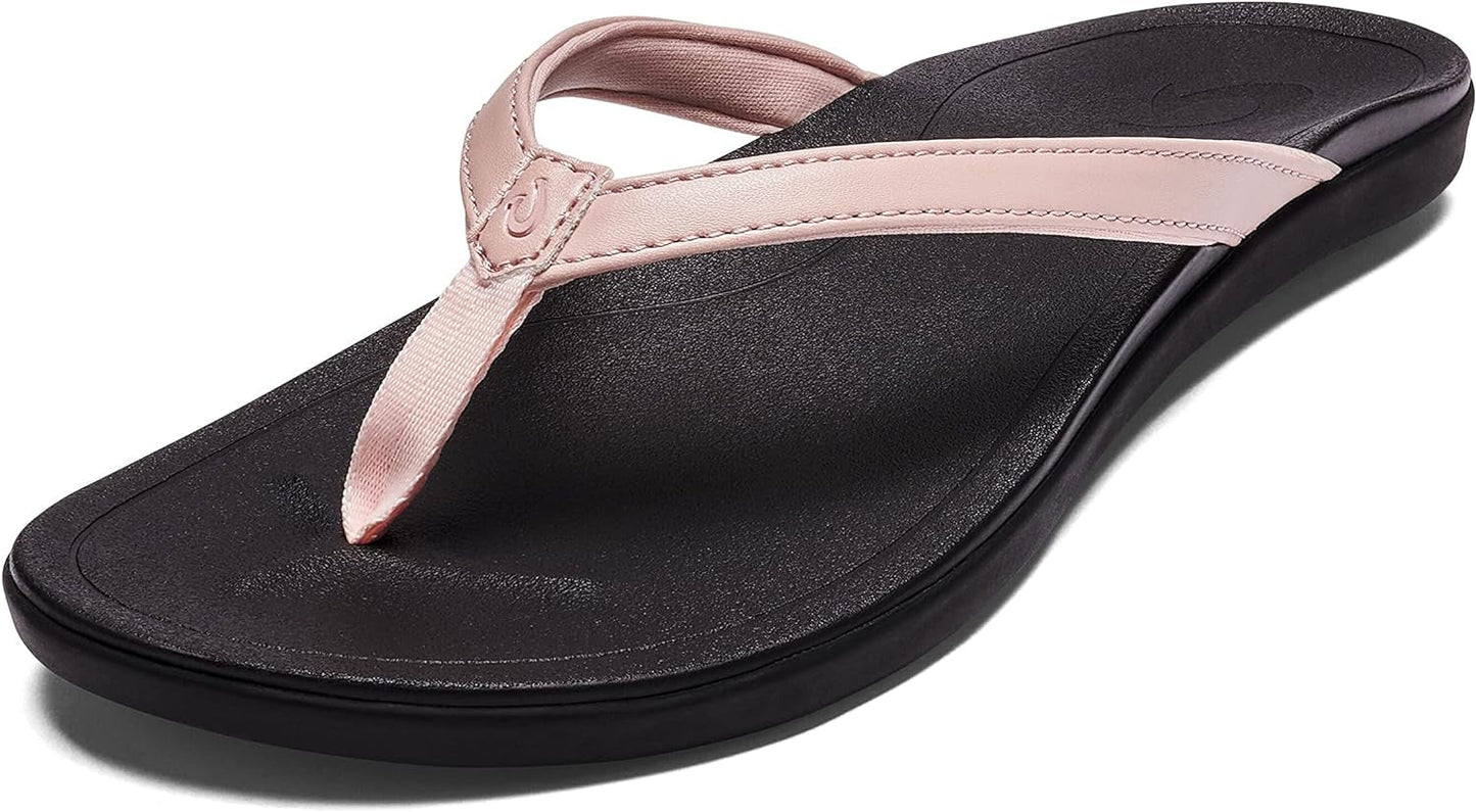 Ho'Opio Women'S Beach Sandals, Quick - Dry Flip - Flop Slides, Clean & Minimal Aesthetic, Water Resistant & Enhanced Traction, All - Day Comfort - Sunday Runner’s