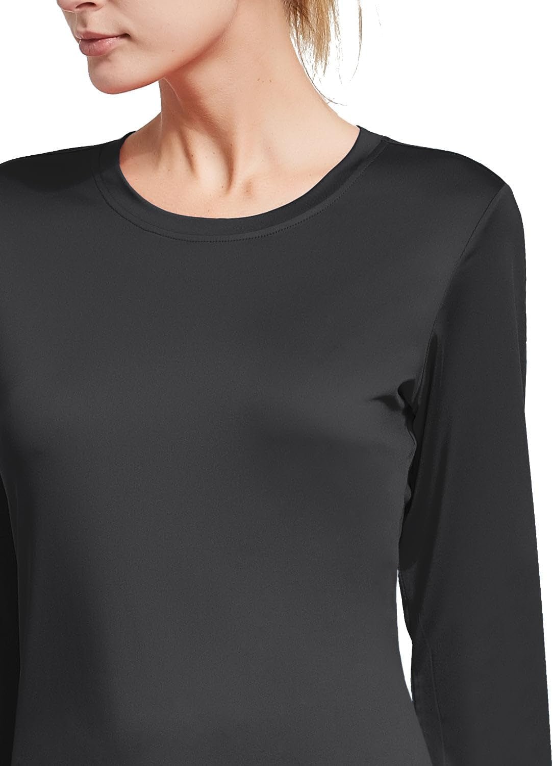 Long Sleeve Workout Tops for Women Running Athletic Shirts Active Quick Dry - Sunday Runner’s