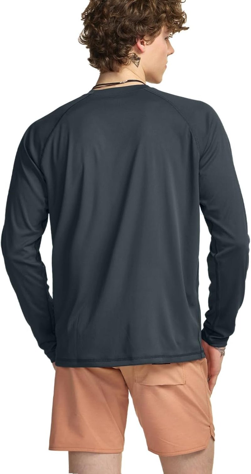 Men'S Rashguard Swim Shirts, UPF 50+ Cool Running Workout Loose - Fit Long Sleeve - Sunday Runner’s