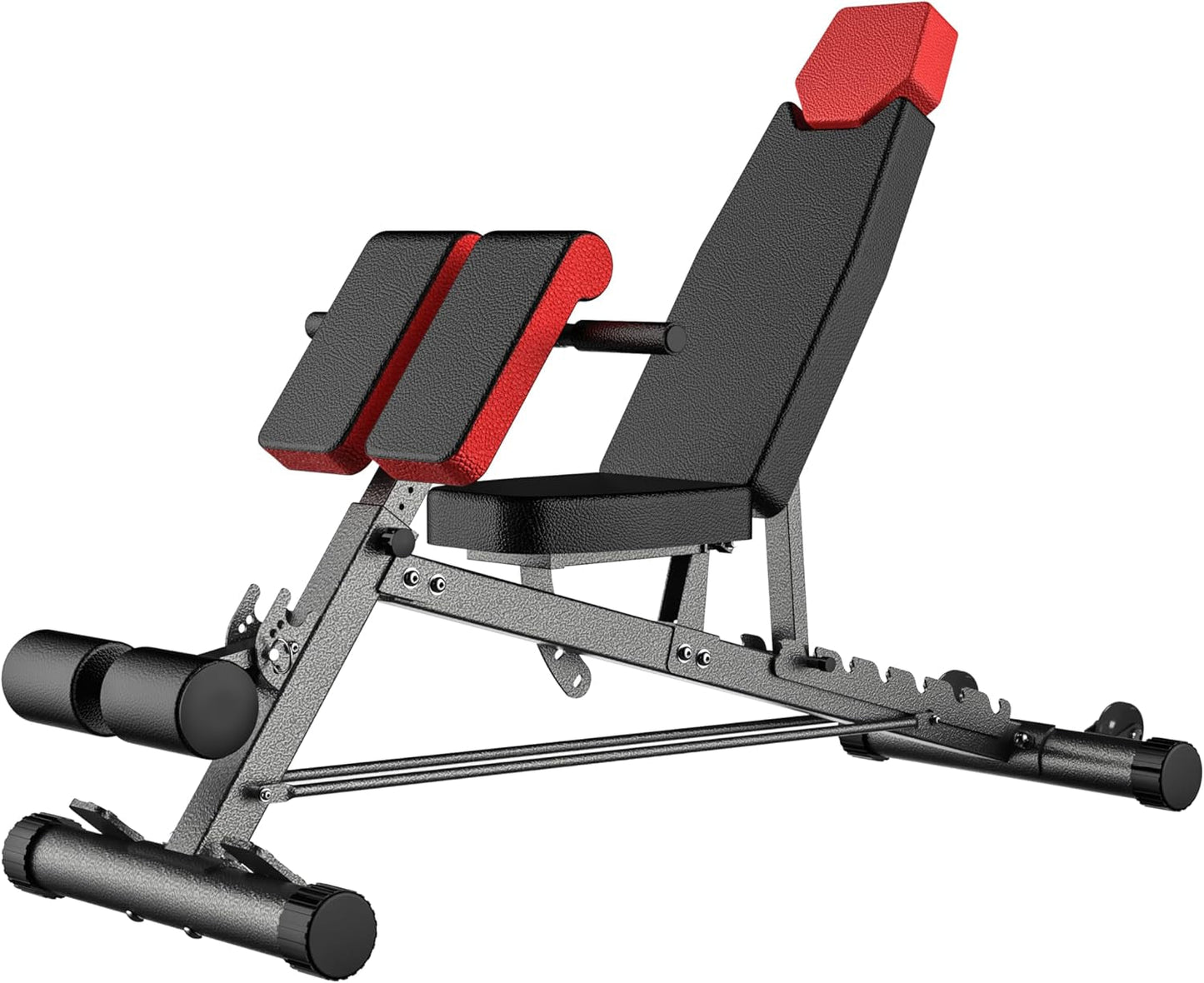 Multi - Functional FID Weight Bench for Full All - In - One Body Workout – Hyper Back Extension, Roman Chair, Adjustable Ab Sit up Bench, Incline Decline Bench, Flat Bench - Sunday Runner’s