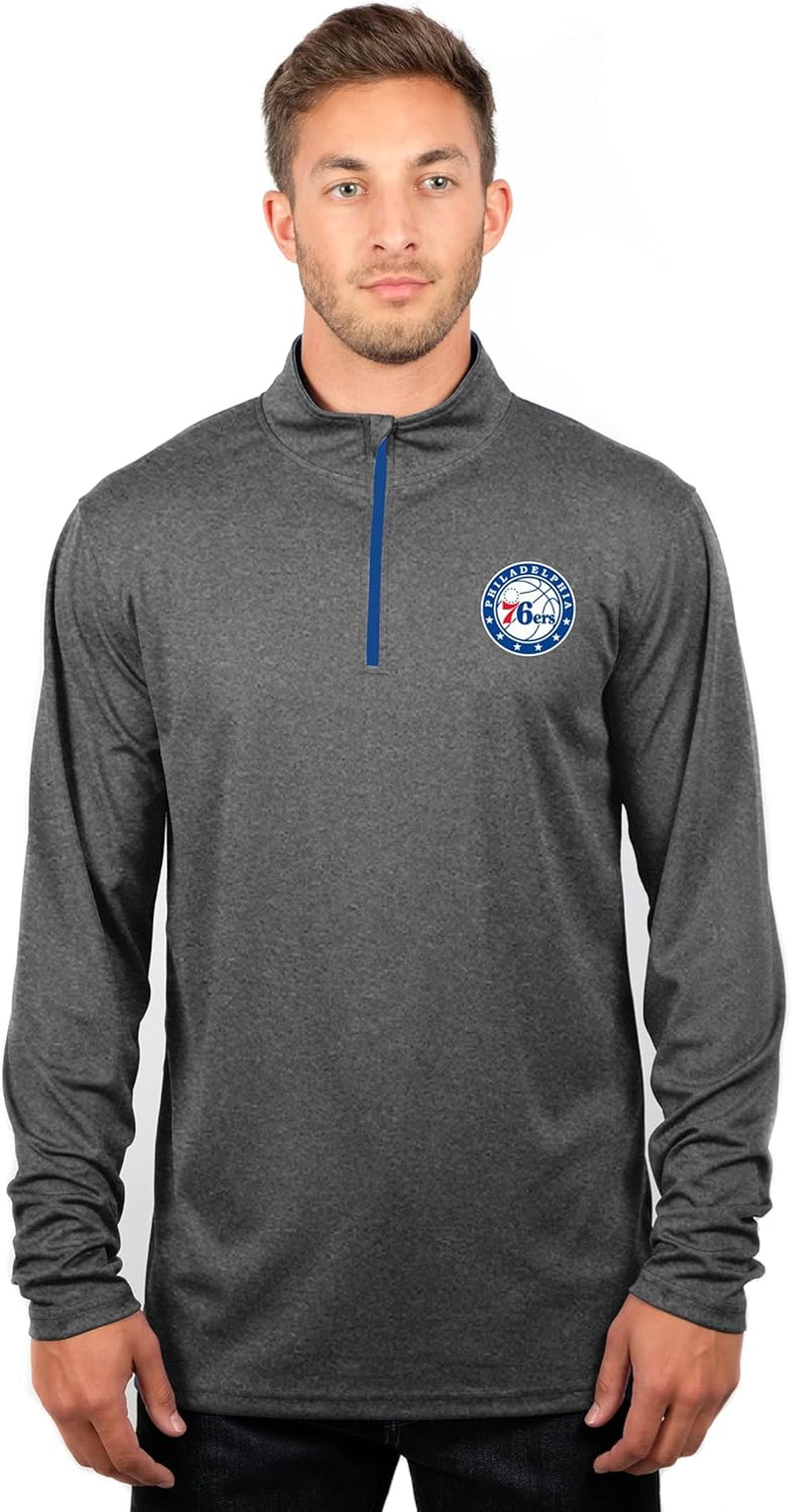 NBA Mens Quarter Zip Pullover Long Sleeve Tee - Sunday Runner’s