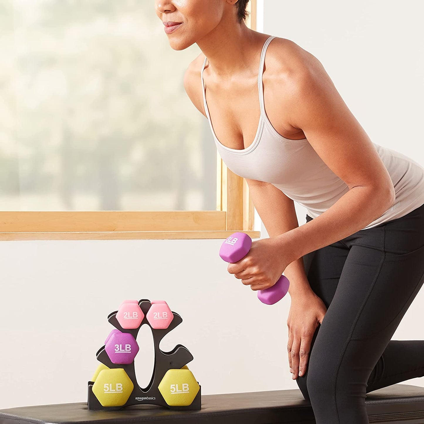 Neoprene Dumbbell Hand Weights for Exercise and Muscle Toning - Sunday Runner’s