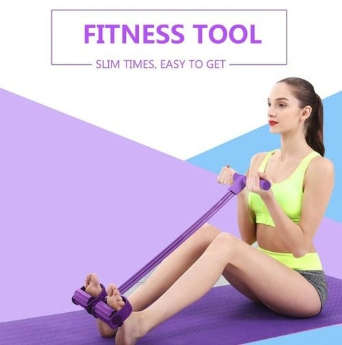 Portable Fitness Resistance Band with Pedal - Sunday Runner’s