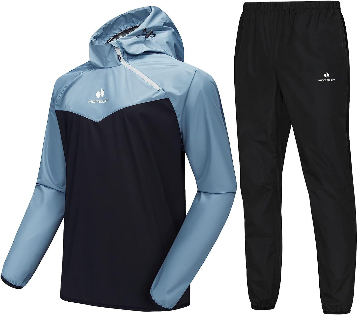 Sauna Suit for Men Sweat Sauna Jacket Pant Gym Workout Sweat Suits - Sunday Runner’s