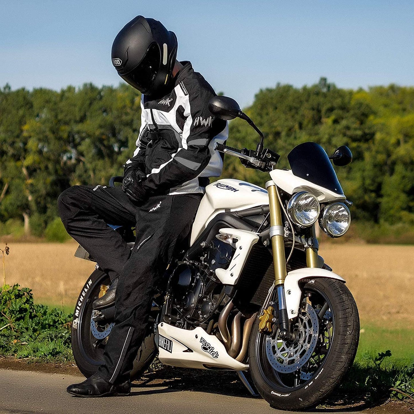 Spyder Motorcycle Jacket for Men with Weather Resistant Cordura Textile Fabric for Enduro Motocross Jacket - Sunday Runner’s