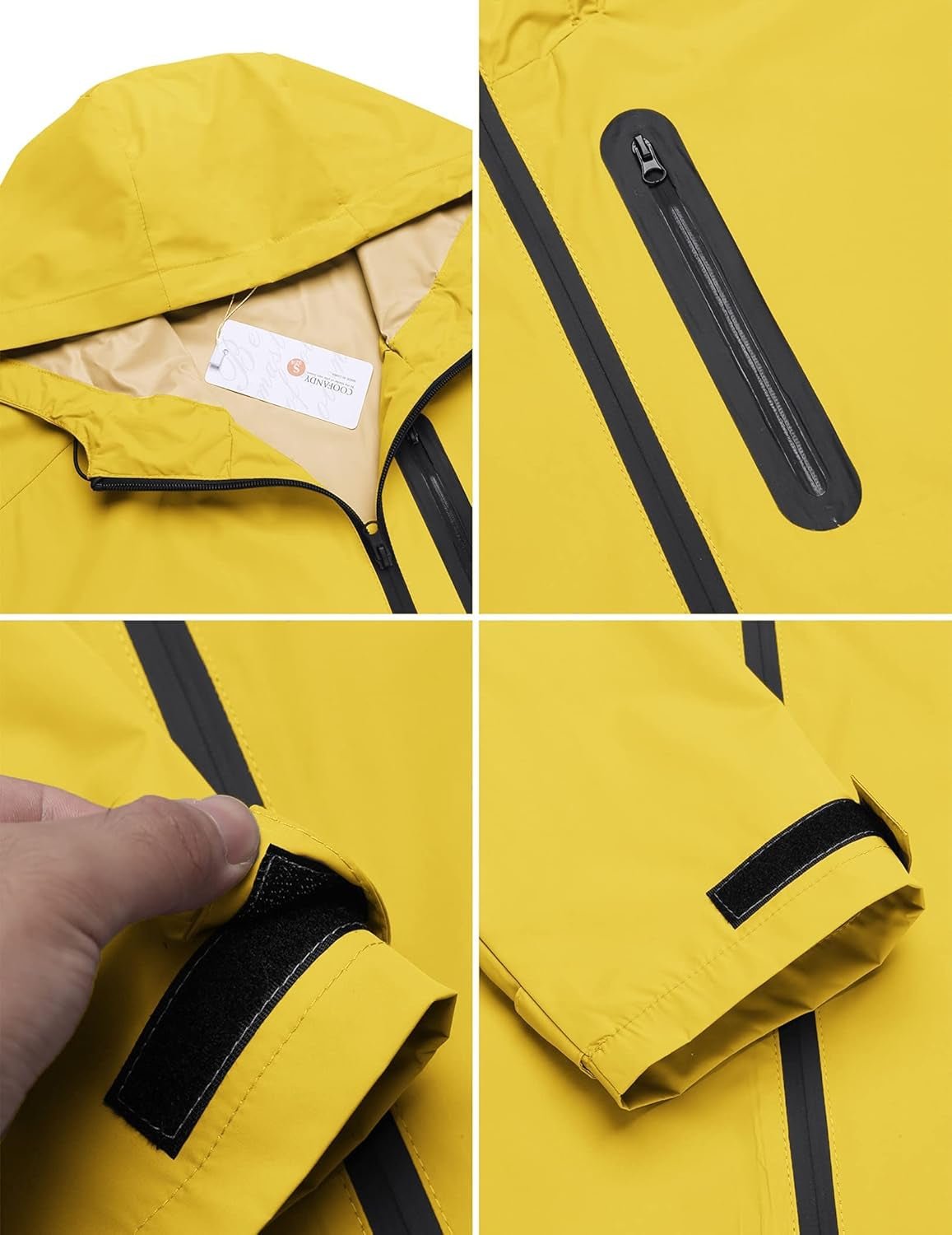 Stay dry and stylish with our Lightweight Men's Waterproof Rain Suit! Perfect for fishing and camping adventures. 🌧️💛 RainGear OutdoorEssentials - Sunday Runner’s
