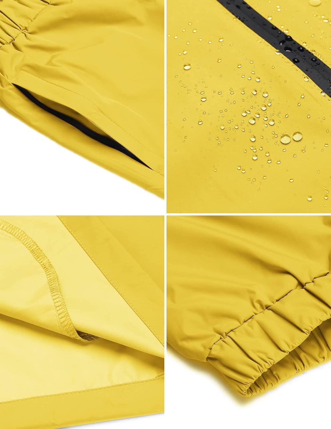 Stay dry and stylish with our Lightweight Men's Waterproof Rain Suit! Perfect for fishing and camping adventures. 🌧️💛 RainGear OutdoorEssentials - Sunday Runner’s