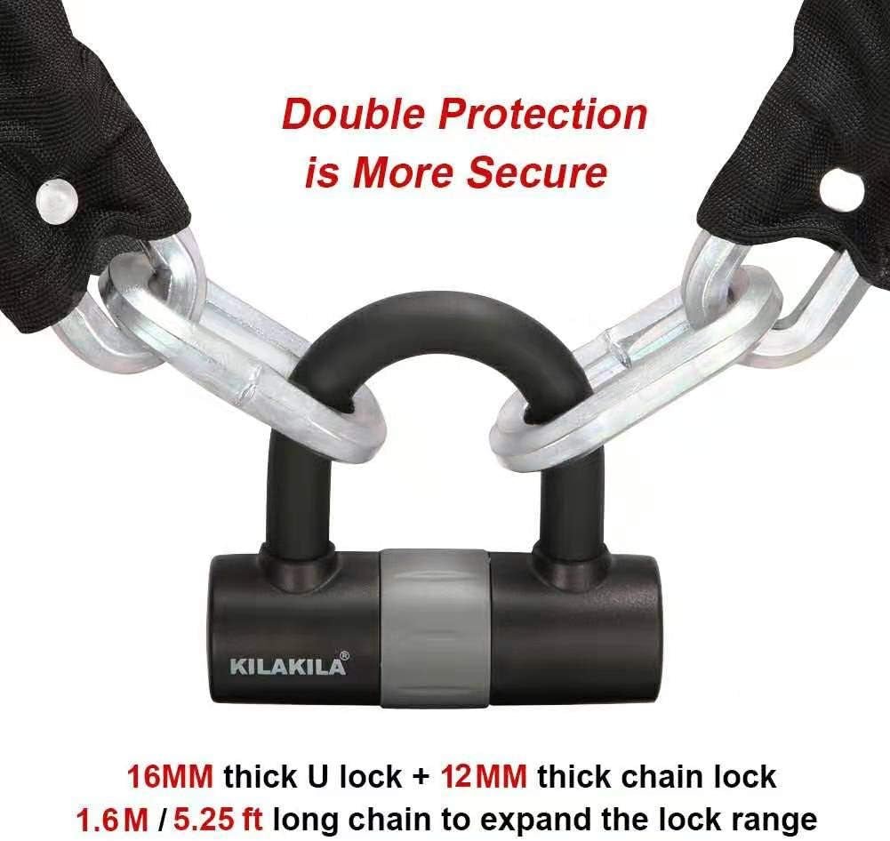 Ultimate Heavy - Duty Security Chain & U Lock Combo for Your Bike and Motorbike! - Sunday Runner’s