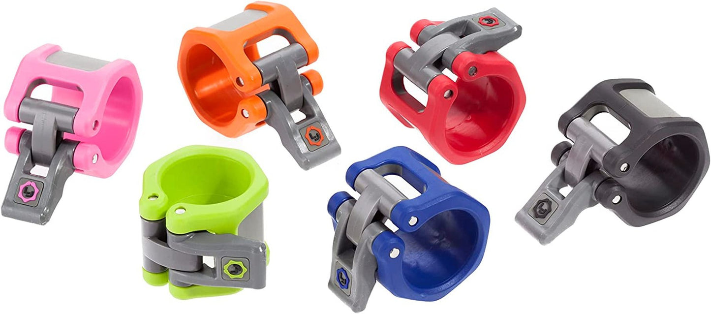 Upgrade your workout with the Lock - Jaw HEX 50mm Olympic Barbell Collar - Quick Release & Stylish in Yellow! 💪✨ FitnessGear GymEssentials - Sunday Runner’s