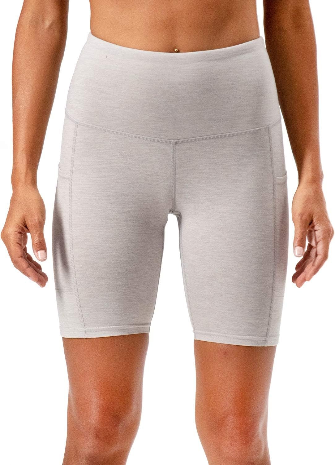 Women'S 2 - Pack High Waist Workout Yoga Running Exercise Shorts with Side Pockets - Sunday Runner’s