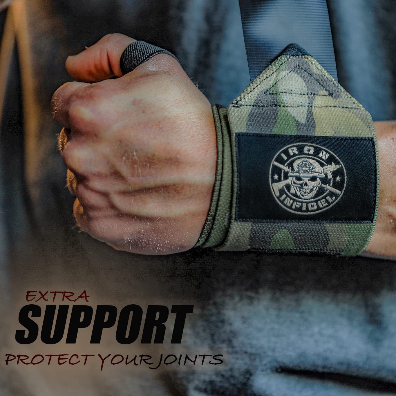 Wrist Wraps for Weightlifting - 18" and 24" Heavy Duty Support for Working Out, Gym Accessories for Men - Sunday Runner’s