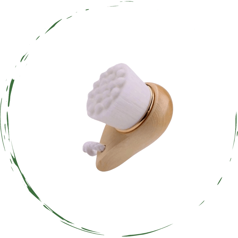 Facial Brush with Bamboo Handle - Sunday Runner’s