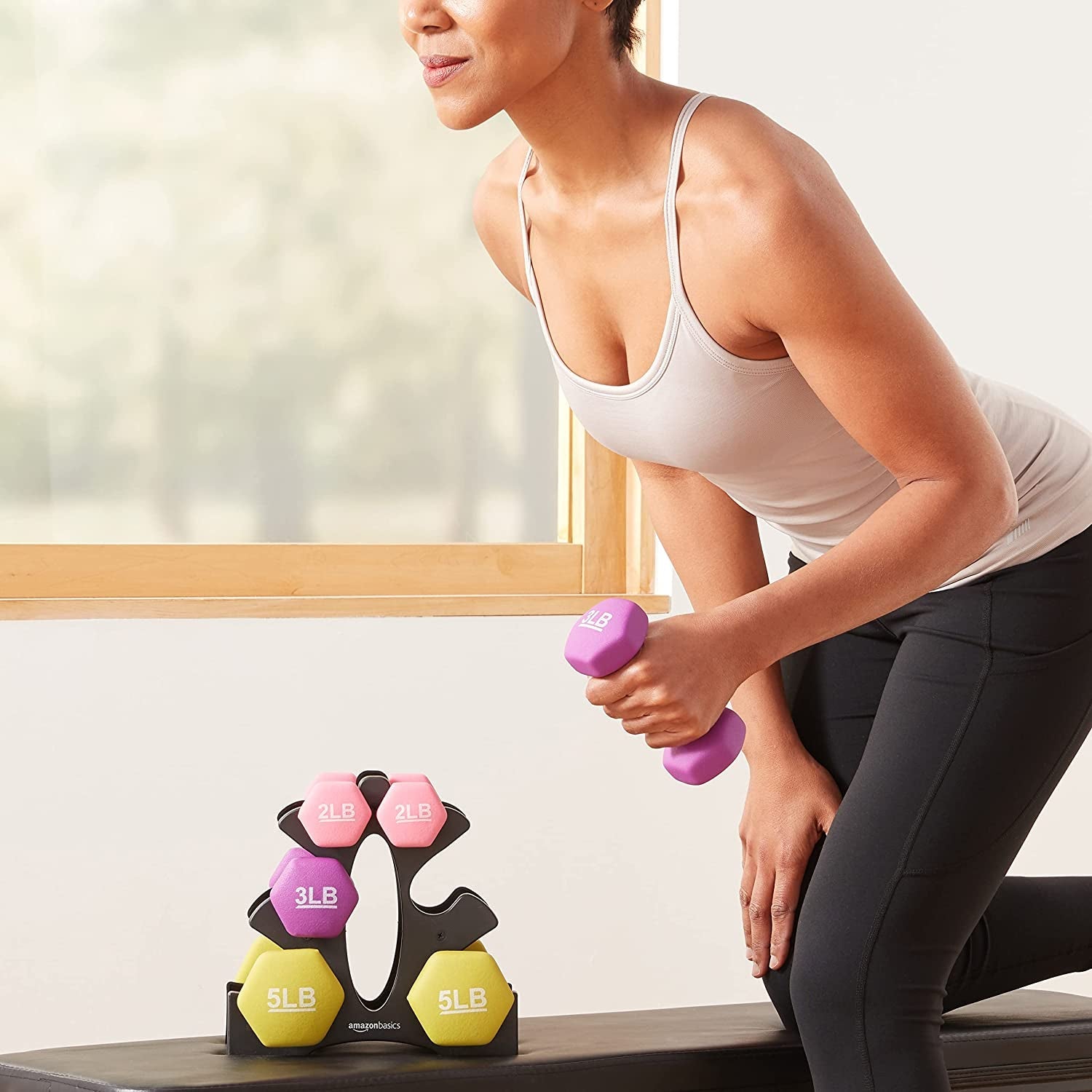 Neoprene Dumbbell Hand Weights for Exercise and Muscle Toning - Sunday Runner’s