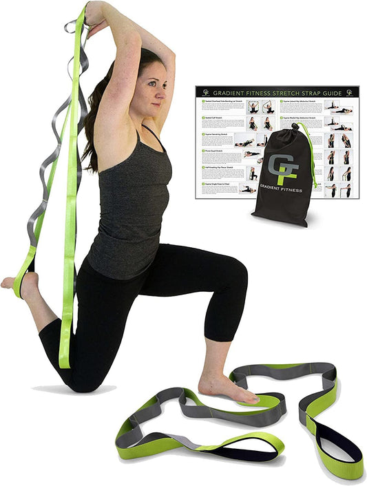 Stretching Strap for Physical Therapy, 12 Multi - Loop Stretch Strap - Sunday Runner’s