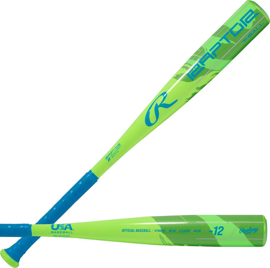 Unleash Your Swing with the Raptor T - Ball Bat! - 12 Drop, 2 1/4" Barrel, Durable 1 Pc. Aluminum! 🏆⚾️ - Sunday Runner’s
