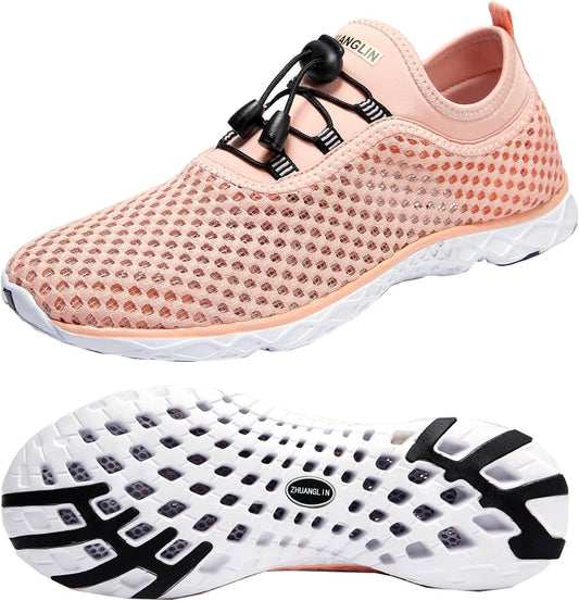 Women'S Quick Drying Aqua Water Shoes,3 - Second Drainage & All - Terrain for Swimming,Hiking,Yoga - Sunday Runner’s