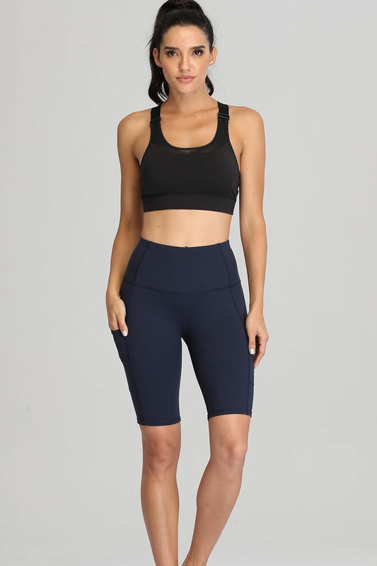 Women'S Short Yoga Side Pockets High Waist Workout Running Shorts - Sunday Runner’s